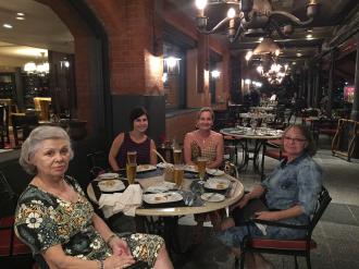 Jantar em Buenos Aires. 