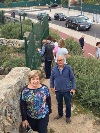Conhecendo a boca do inferno, em Cascais. 