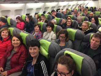 A caminho de Israel. 