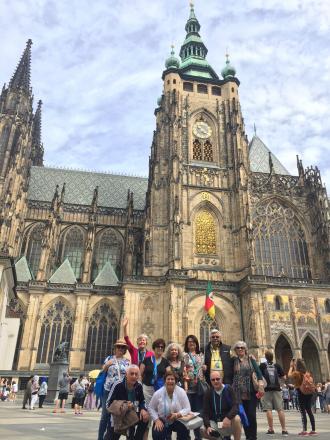 Passeando em Praga. 