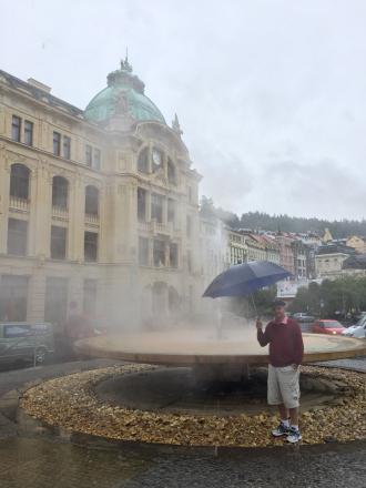 Passeando em Karlovy Vary. 