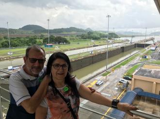 Passeando pelo Canal do Panamá. 