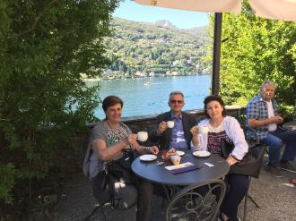 Passeando por Lago Maggiore. 