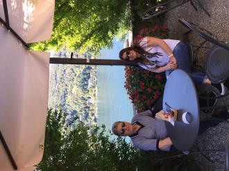 Passeando por Lago Maggiore. 