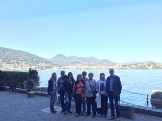 Passeando por Lago Maggiore. 