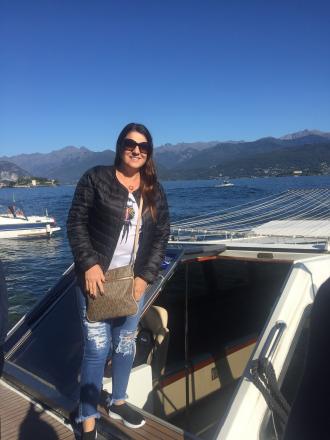 Passeando por Lago Maggiore. 