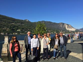 Passeando por Lago Maggiore. 
