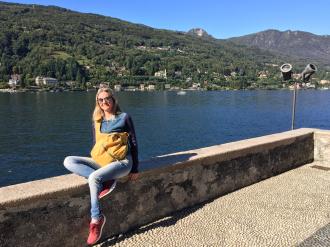 Passeando por Lago Maggiore. 