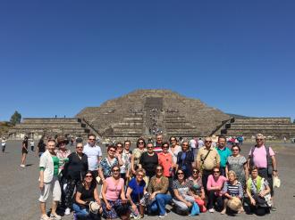 Visitando a Cidade do México. 