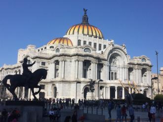 Palácio de Belas Artes na Cidade do México. 