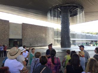 Visitando a Cidade do México. 