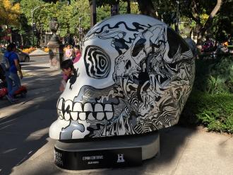 Visitando a Cidade do México. 