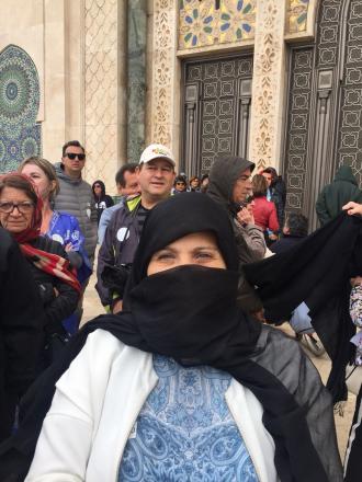 Em Casablanca.