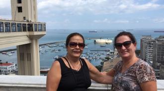 Em Salvador.