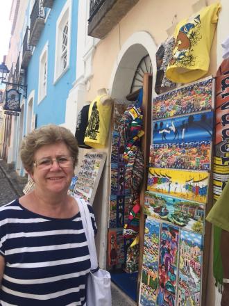 Em Salvador.