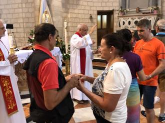 Em Caná, na Renovação dos Votos do Matrimônio. 