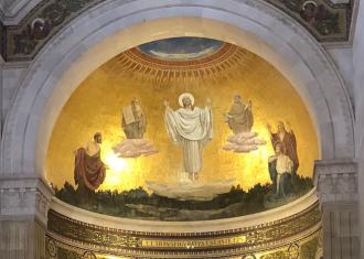 Na Igreja da Transfiguração. 
