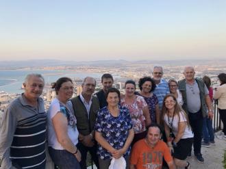Nos Jardins Baha’i, em Haifa.