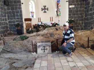 Na Igreja do Primado de Pedro. 