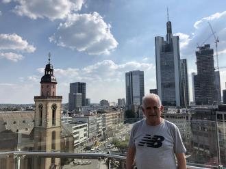 Passeio em Frankfurt. 