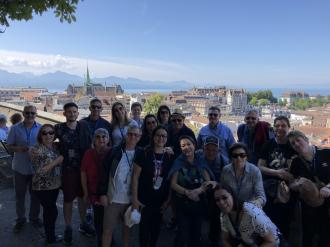 Visitando Lausanne. 