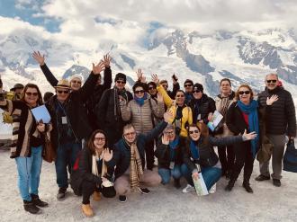 Visitando Gornergrat. 