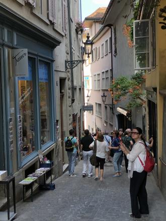 Passeando por Zurich. 