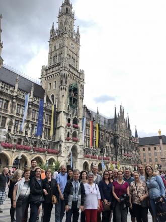 Chegamos em Munich. 