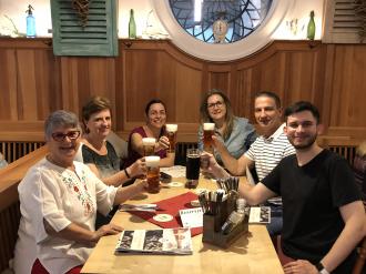 Chegamos em Munich. 