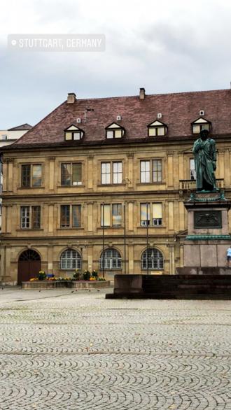 Passeio em Stuttgart. 