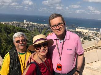 Jardins Bahai em Haifa. 