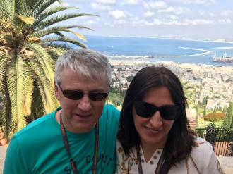 Jardins Bahai em Haifa. 