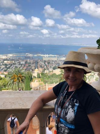 Jardins Bahai em Haifa. 