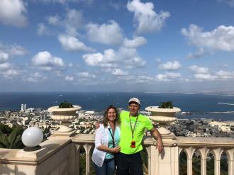 Jardins Bahai em Haifa. 