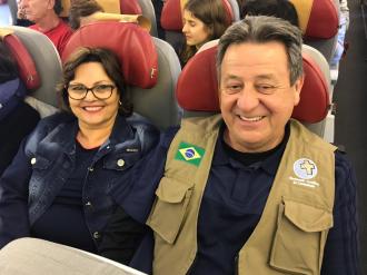 A caminho de Roma.