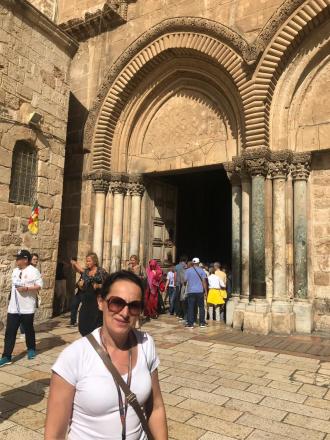 Em Jerusalém. 