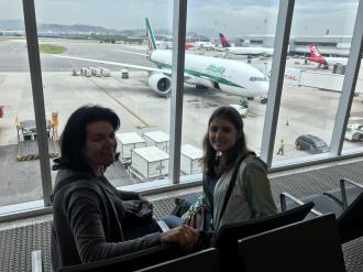 A caminho de Roma.