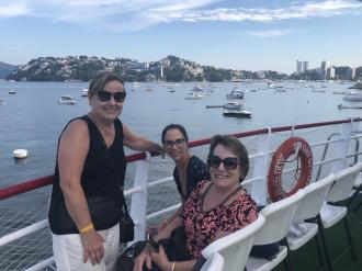 Passeio de barco em Acapulco. 