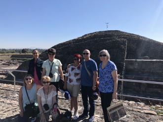 Em Teotihuacan. 