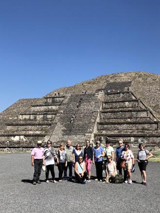 Em Teotihuacan. 