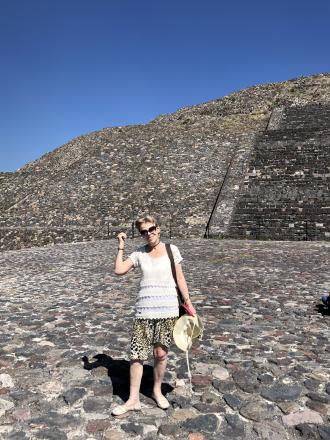 Em Teotihuacan. 