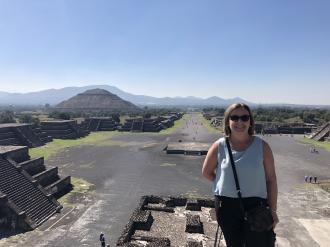 Em Teotihuacan. 