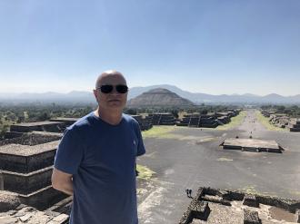 Em Teotihuacan. 