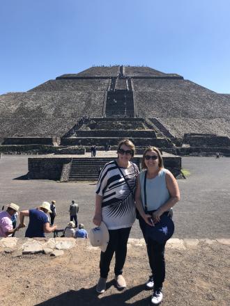Em Teotihuacan. 