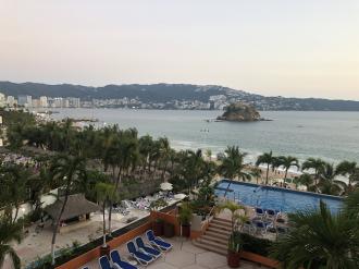 Em Acapulco. 