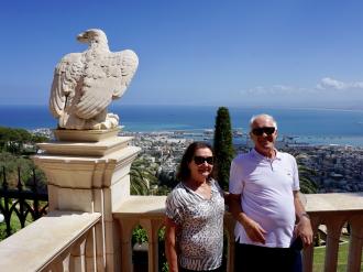 Jardins Bahai em Haifa. 