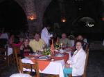 Janta no restaurante na Hacienda Vista Hermosa.