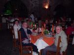Janta no restaurante na Hacienda Vista Hermosa.