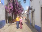 Maurício e Marlene em Obidos, Portugal.