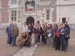 Grupo no Castelo de Blois, França.